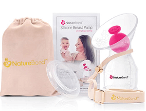 NatureBond Silicone Manual Breast Pump