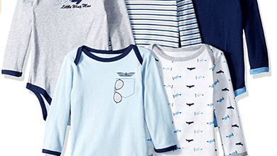 Luvable Friends Unisex Baby Long-Sleeve Bodysuits